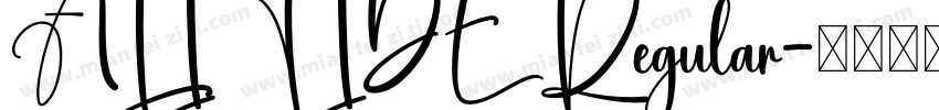 ALITIDE Regular字体转换